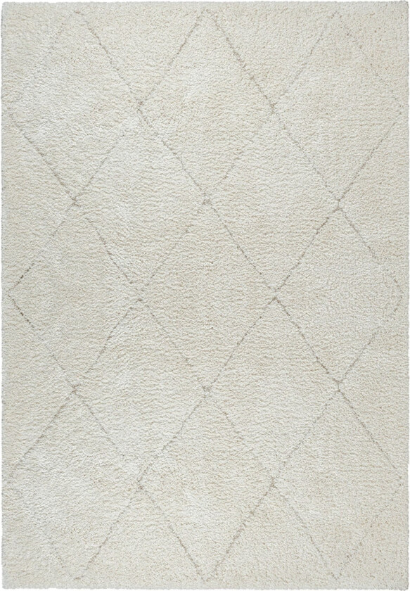 Gulvteppe - Shaggy - 200x290 cm - Krem - Ideal Shaggy - Nordstrand Home
