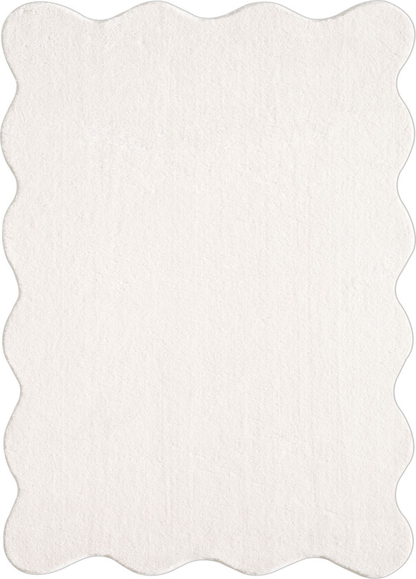 Gulvteppe - 140x200 cm - Krem - Shape - Nordstrand Home