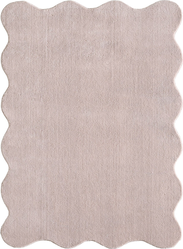 Gulvteppe - 140x200 cm - Rosa - Shape - Nordstrand Home