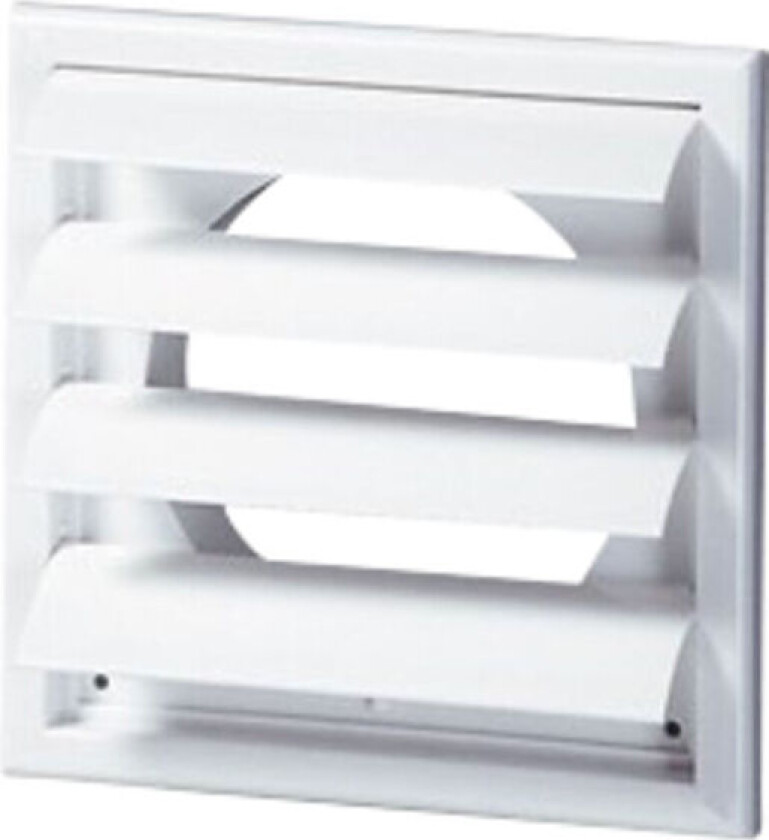 Lamellventil Pl 150 M/stuss Hvit