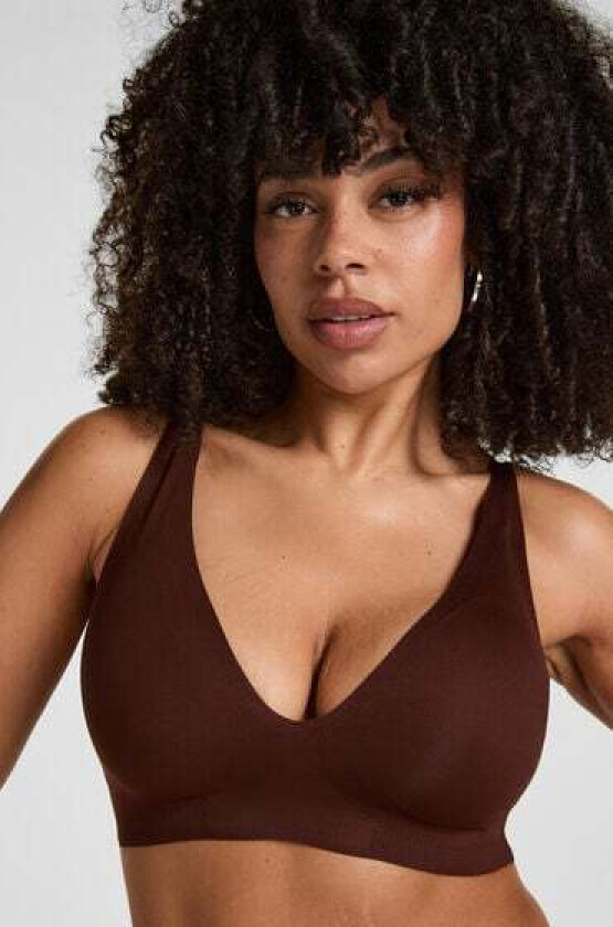 Vattert bh uten bøyle Super Komfort Brun