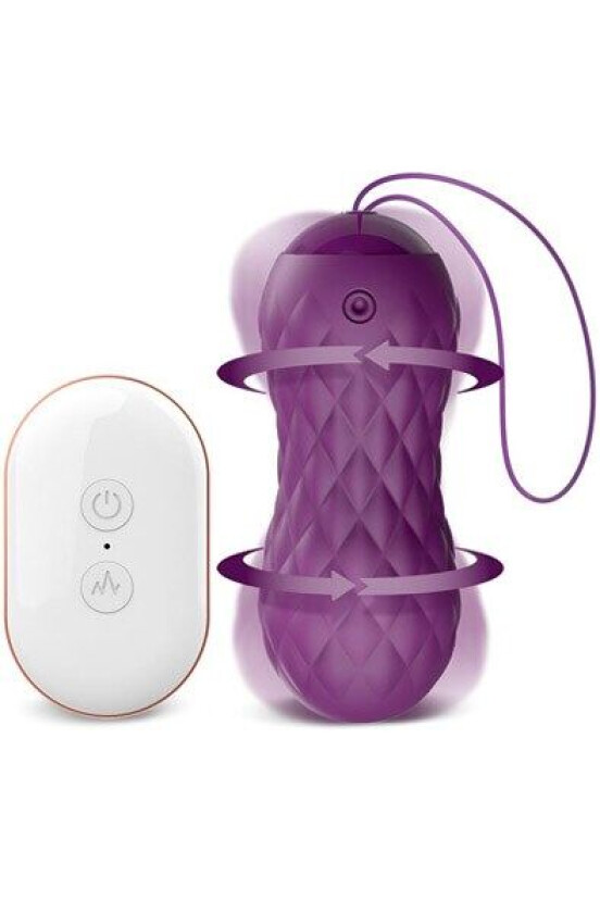 Nima Vibrating & Waving Egg Purple Vibrerende egg