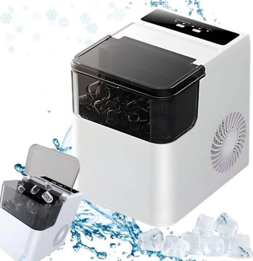 Ismaskin automatisk - Rask kjøling, med skje