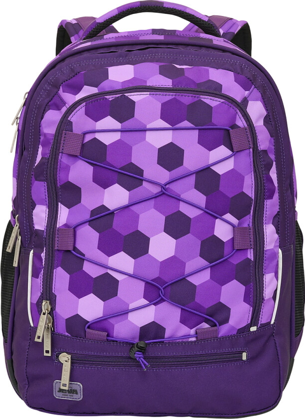 Skolesekk - Survivor - Purple Kuber - - OneSize - Skolesekk