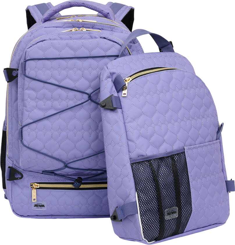 Skolesekk - Supreme+ - Lavender Quilt - - OneSize - Skolesekk
