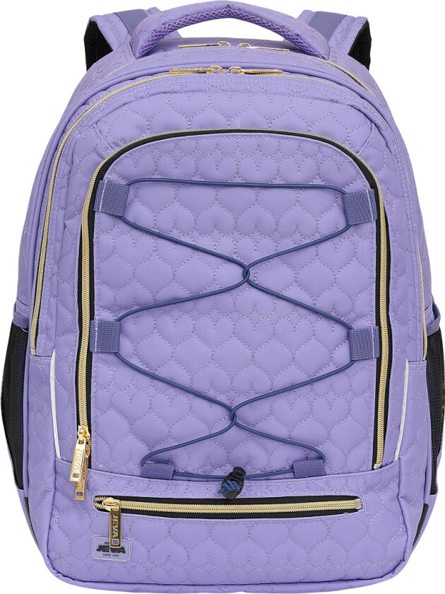 Skolesekk - Survivor - Lavender Quilt - - OneSize - Skolesekk