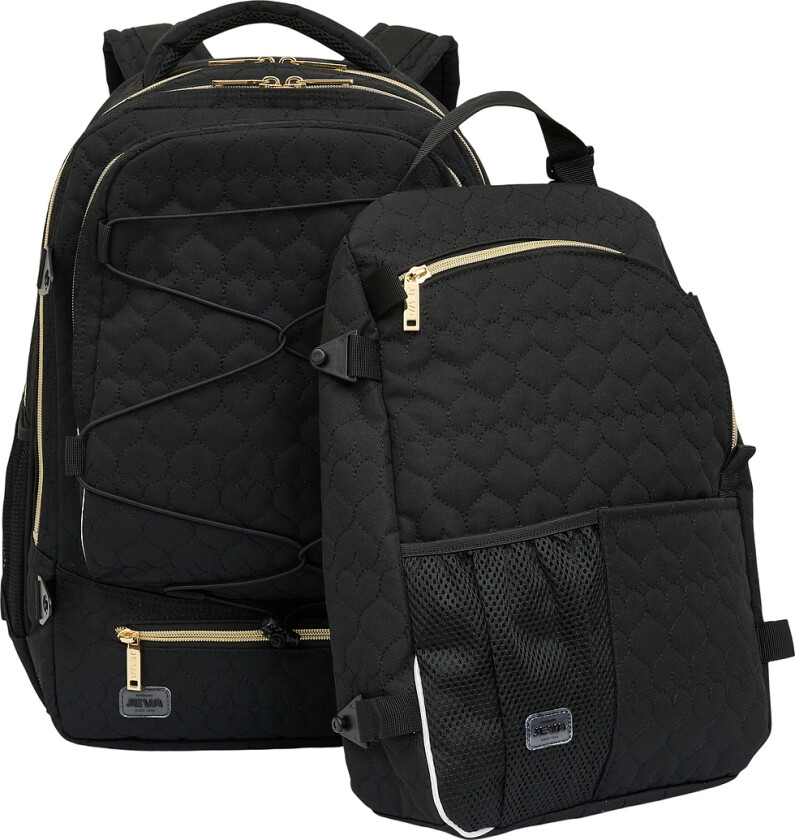 Skolesekk - Supreme+ - Måneløs Quilt - - OneSize - Skolesekk