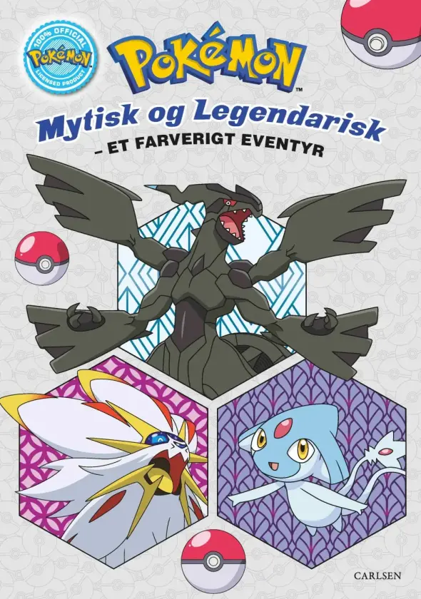 Pokemon - Mysterious and legendary coloring book