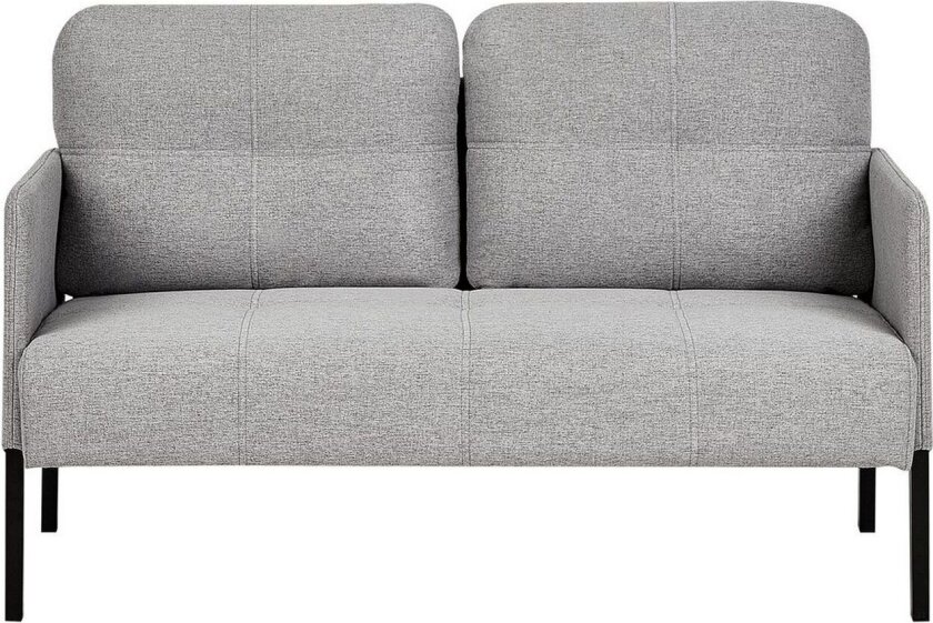 2-sitssoffa Beliani Lahti Beige, svart Light grey\|\|Black
