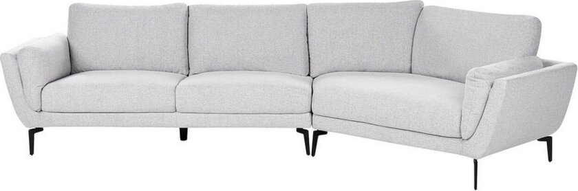 3-sitssoffa Beliani Kansseli Beige, svart Grey - Grå
