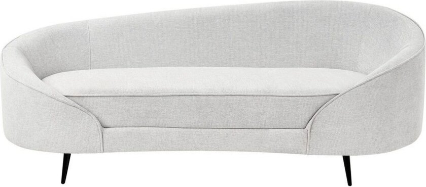 3-sitssoffa Beliani Savar Blå, Svart White\|\|Black
