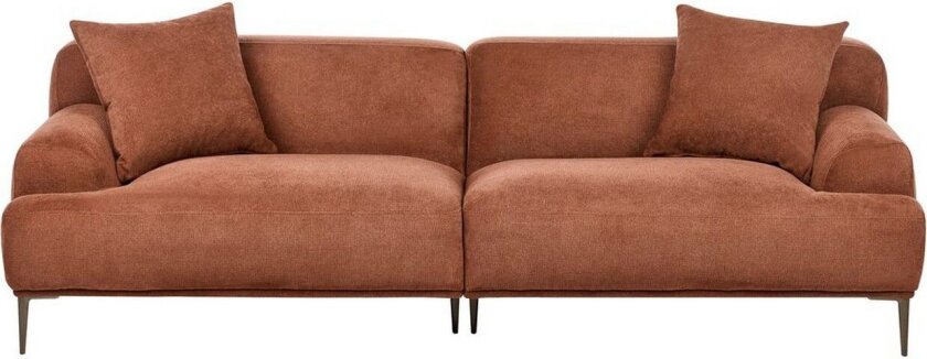 3-sitssoffa Beliani Matila Beige, brun Brown