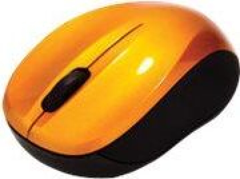 Verbatim Wireless Mouse GO NANO - Mus - optisk - trådløs - RF - USB trådløs mottaker - vulkanoransje