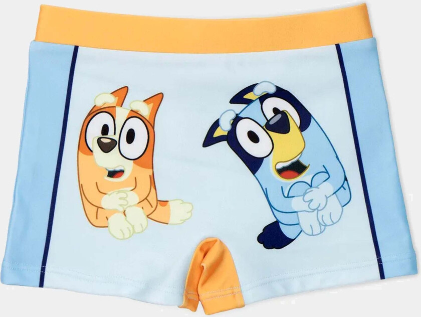 Badeshorts, Lyseblå, 92-98 - Badetøy - Elastan,Polyester