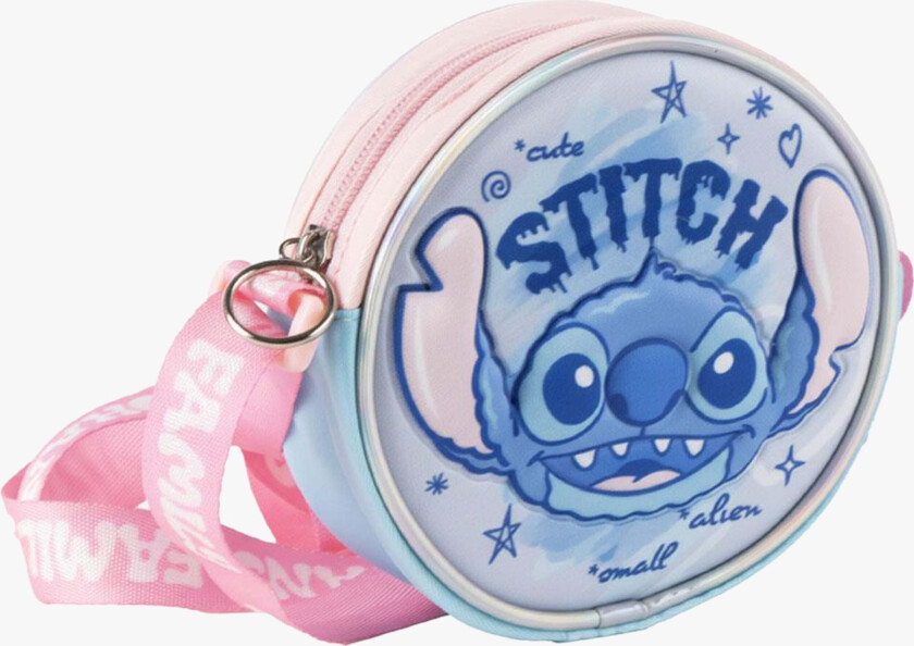 Disney Stitch 3D Skulderveske, Blå - Skuldervesker - 100% Polyester