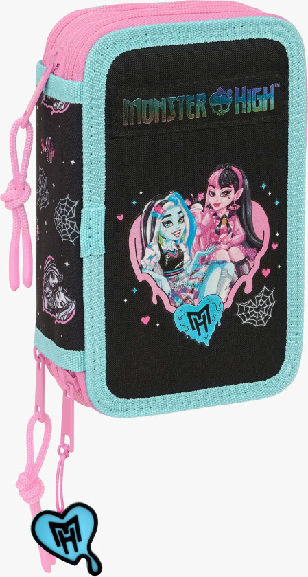 Fylt Trippelpennal 37 Deler, Svart - Pennal - Polyester