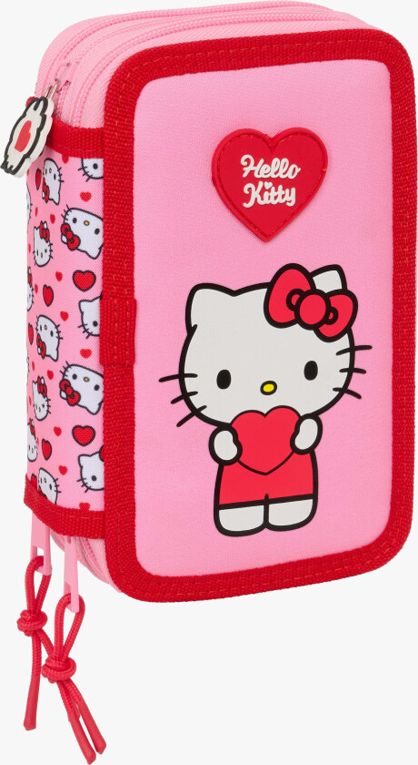 Fylt Trippelpennal 37 Deler, Rosa - Pennal - Polyester