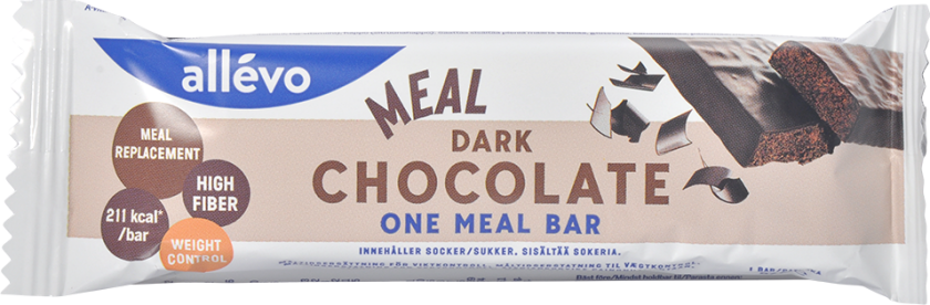 Bilde av Allevo One Meal Dark Chocolate Bar - 57 g