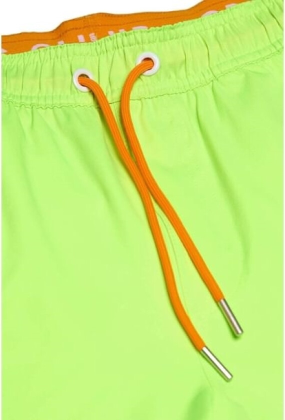 Neon lime badeshorts