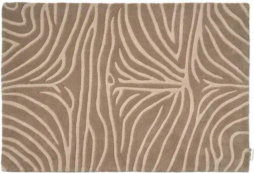 Zebra dørmatte beige