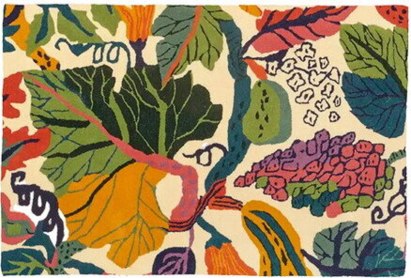 Heritage Garden dørmatte cream/multi