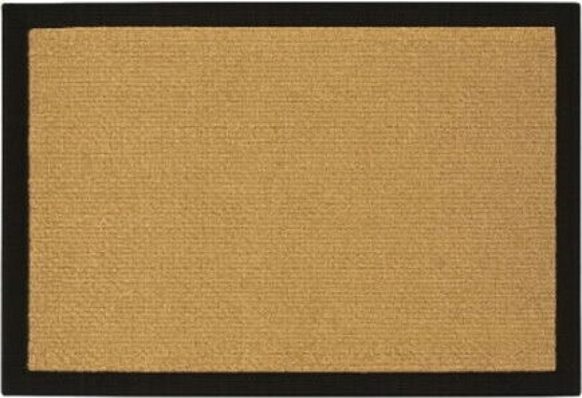 Panama doormat Desert Sand Black