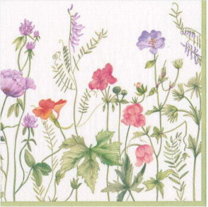 French Floral servietter 20-pakning