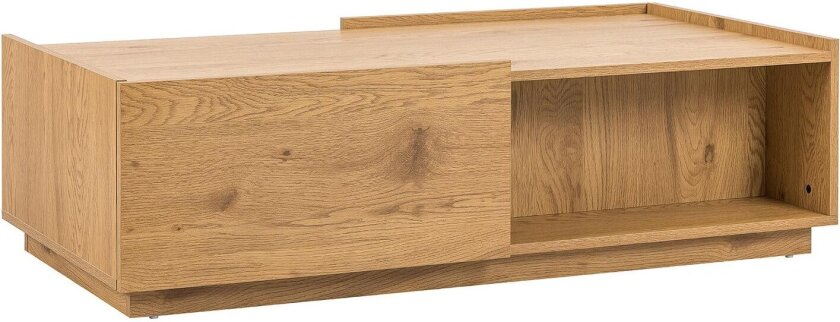 Sofabord HOME4YOU Sacha 120x60x35 cm melamin med eikebark - Melamin med eikebark