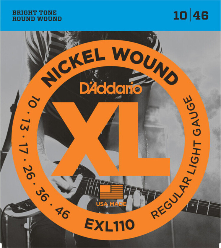 Bilde av DAddario EXL110 Electric Guitar Strings Regular Light 10-46