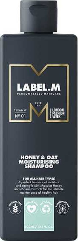 Honey & Oat Moisturising Shampoo 300 ml