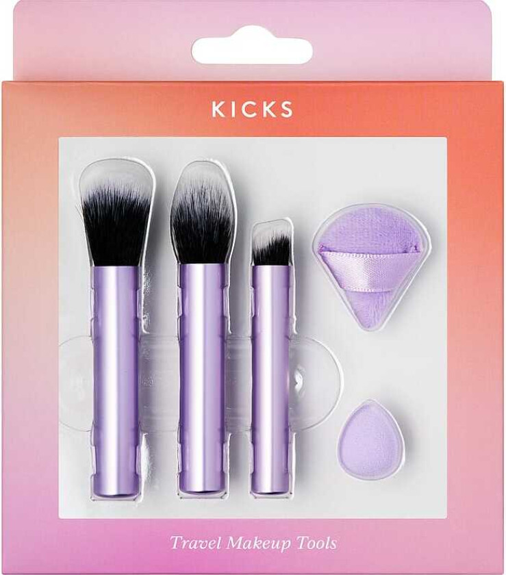 KICKS Beauty Micro Set Brushes & Puffs