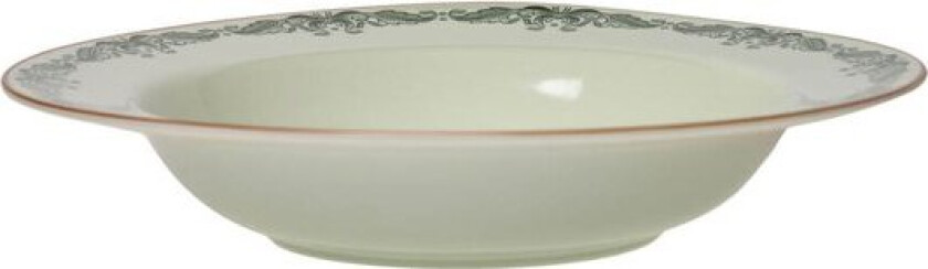 Ostindia dyp tallerken 24 cm grønn