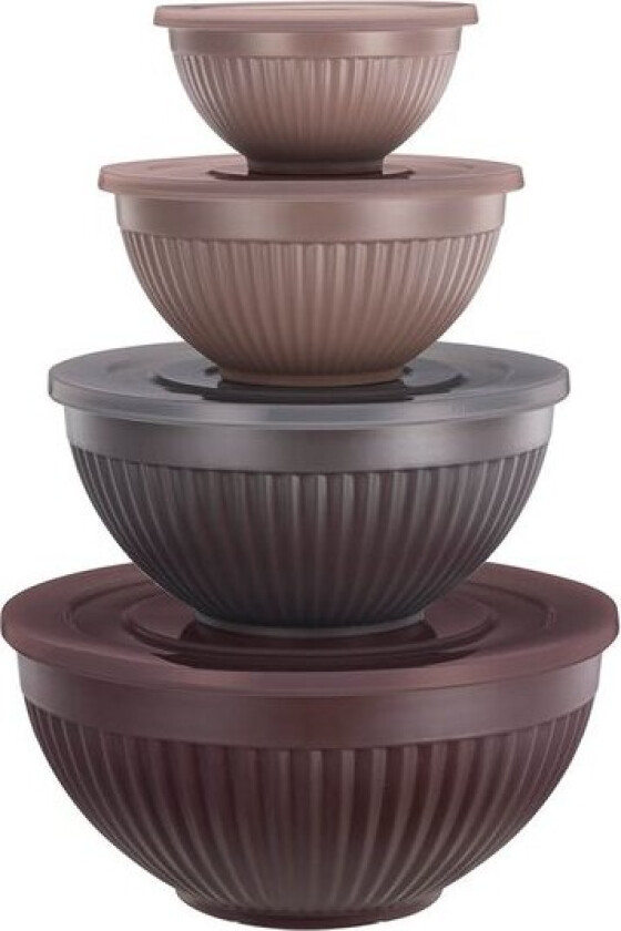 bAYk bollesett 4 stk 0,3/0,7/1,3/2,2L multi