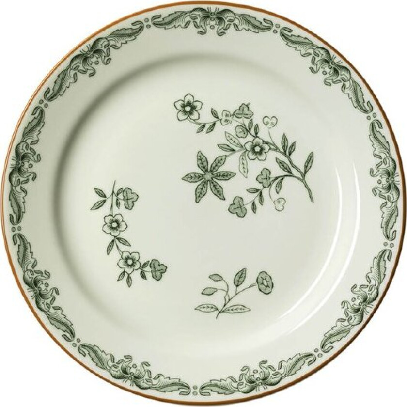 Ostindia asjett 18 cm grønn