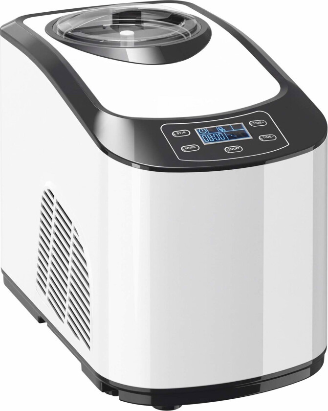Iskremmaskin med kompressor – 1,5 l, ingen forfrysing nødvendig