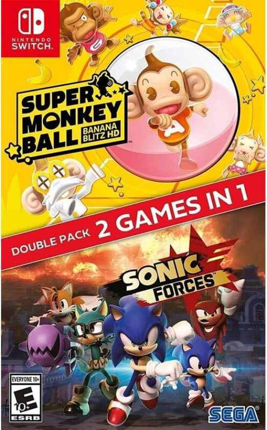 Sonic Forces + Super Monkey Ball: Banana Blitz HD - Nintendo Switch - Action