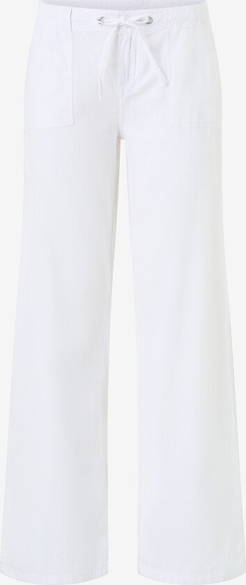 Linbukser Linen Blend Trousers - Hvit