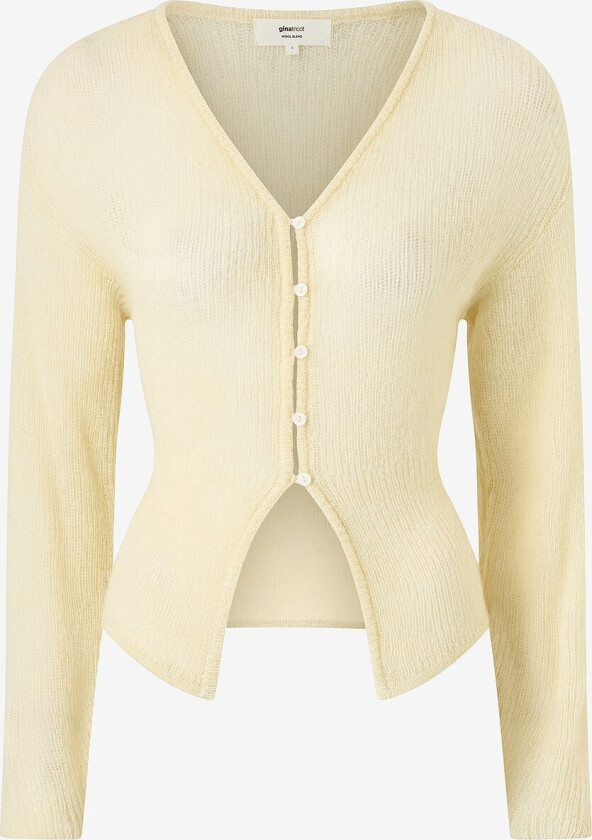 Kardigan Knitted Sheer - Gul