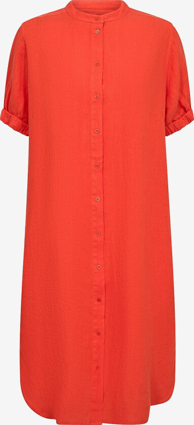 Kjole i lin mmArleth SS - Orange
