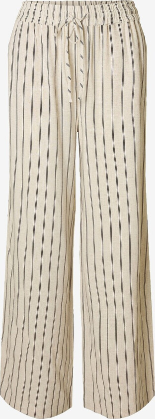 Bukser slfViva-gulia HW Striped Sun Pant N - Grå