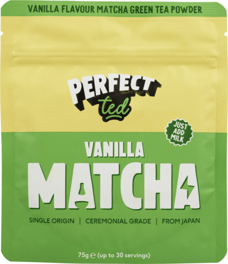 Matcha Powder #1 mest solgte matcha i Europa.Myk og naturlig søt matcha med smak av vanilje, fremstilt i Japan av seremoniell kvalitet, for en stabil energi gjennom dagen.