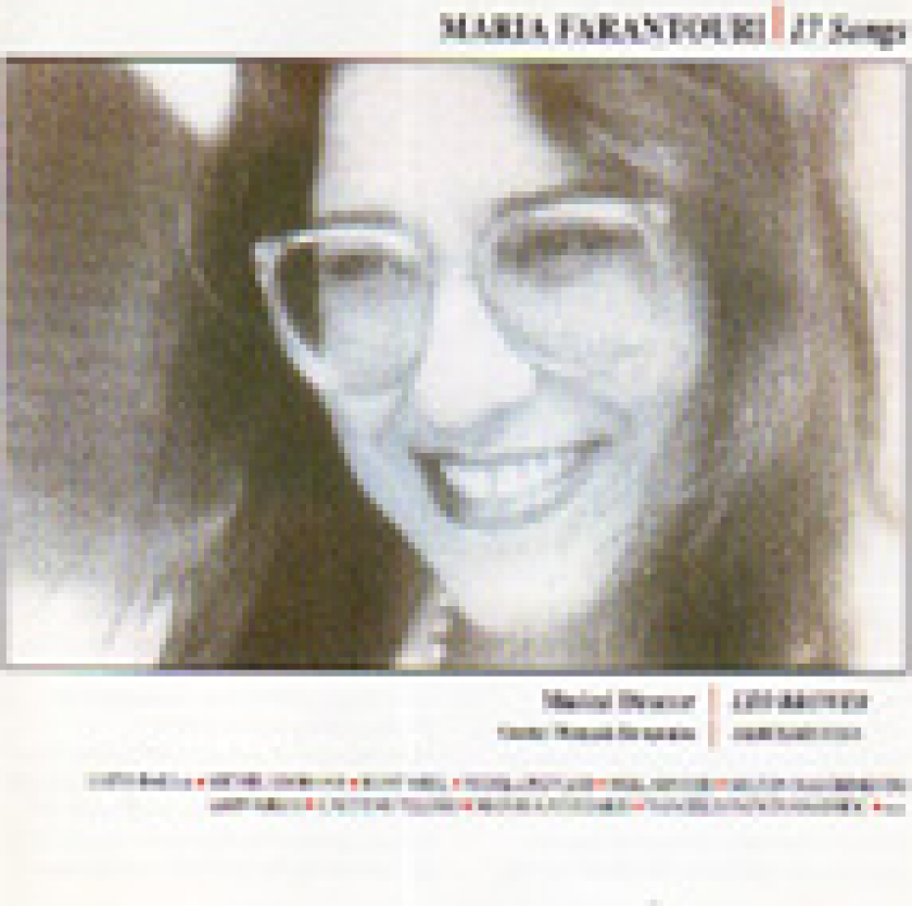 Maria Farantouri 17 Songs CD