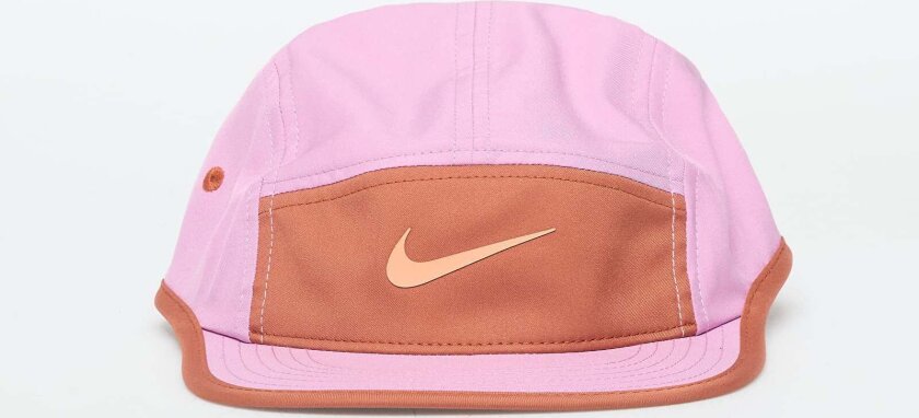 Hette Nike Fly Dri-FIT Unstructured Swoosh Cap Lt Magenta/ Dusty Peach/ Orange Frost S/M