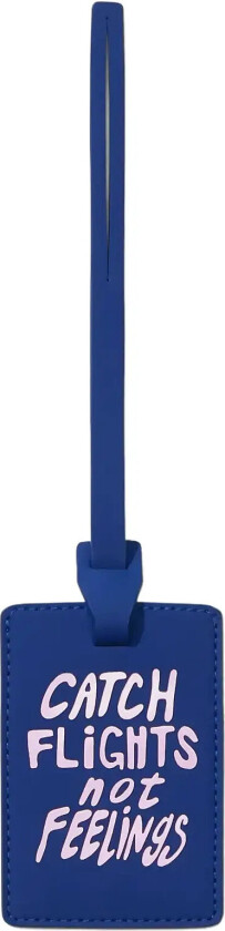 Luggage Tag Catch Flights - Blue - 0