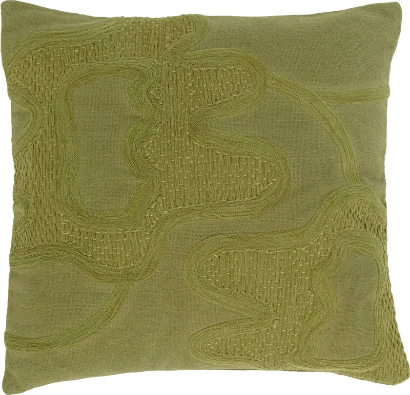 Cushion Kedi,Evergreen Sprig - Green - 50X50CM
