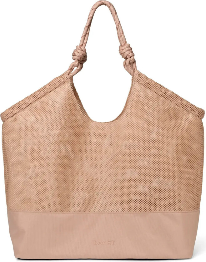 Day Cord & Mesh Tote - Beige - ONE SIZE