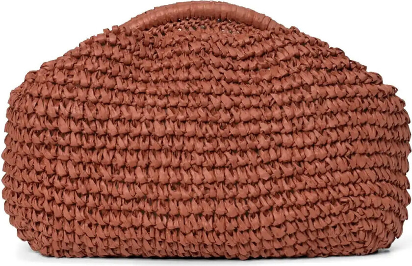 Day Summer Crochet Clutch - Brown - ONE SIZE