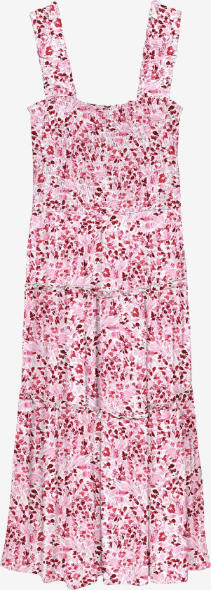 Kjole vmMenny SL Smock Calf Dress Wvn - Hvit