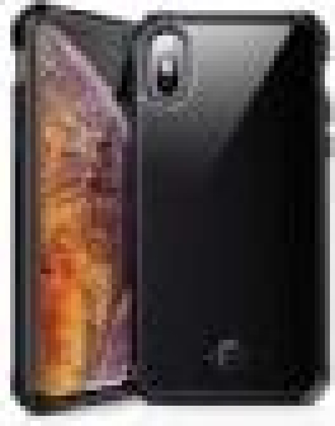 ITSKINS HYBRID GLASS cover til iPhone XS Max®. Sort