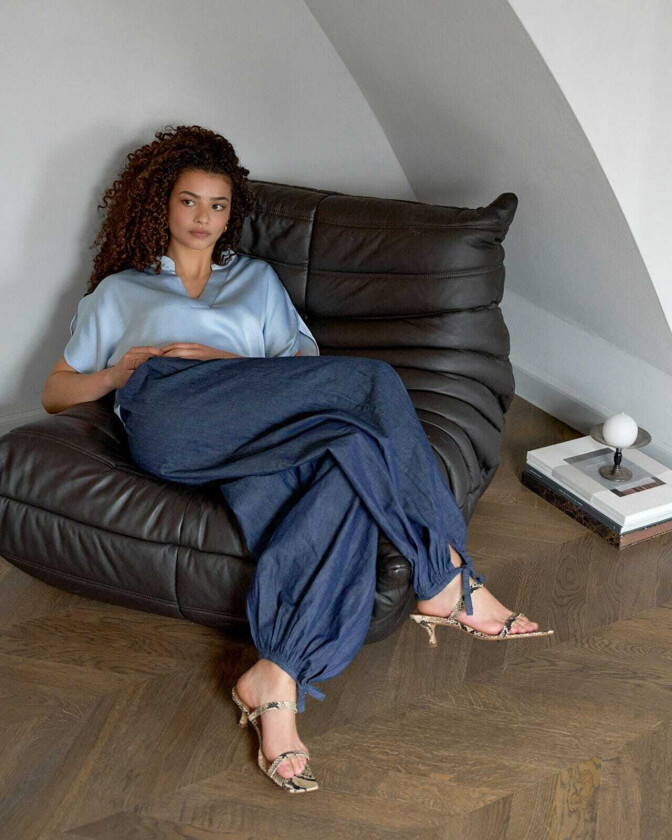 Jeans Roxane Balloon, 42, Bukse Blå 42